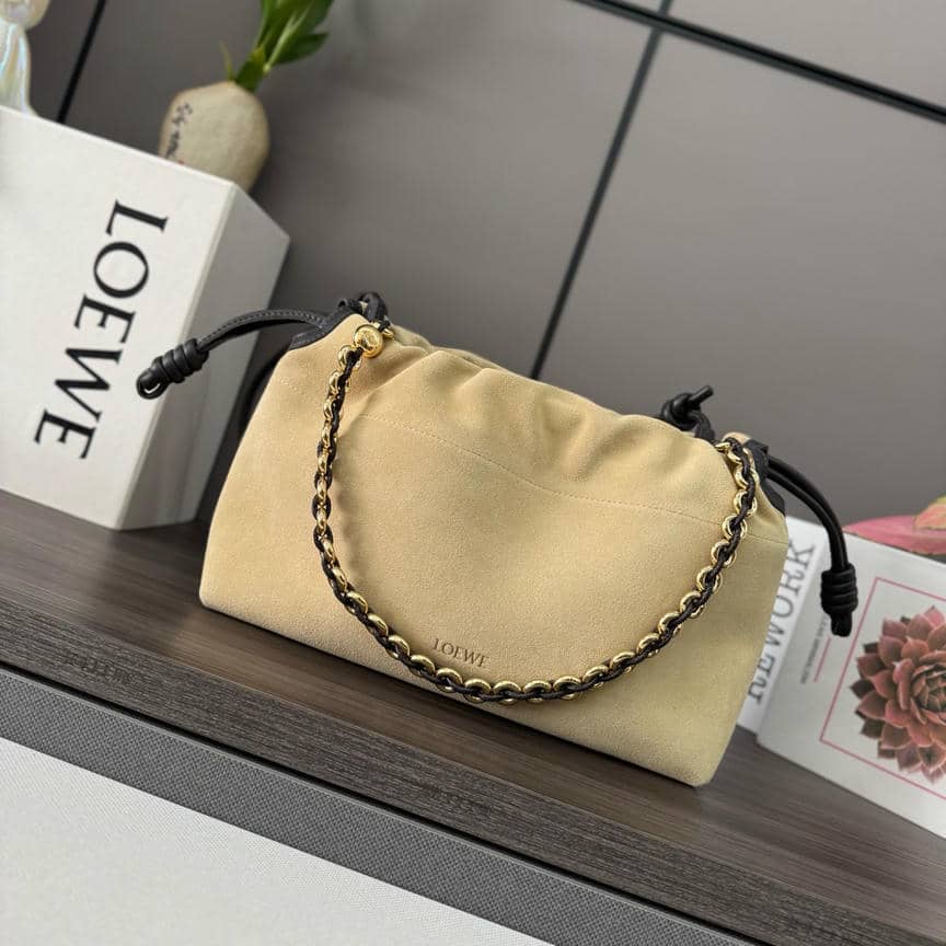 0003-Flamenco Metal Chain Lambskin (Snakeskin)